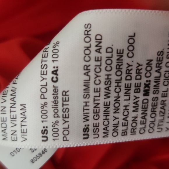 Euc! Chicos orange rivet flowy top - Picture 9 of 9